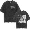 Rolig Debi Tirar Mas Fotos DTMF Vintage Tvättad T-shirt Bad Bunny Album 2026 Merch T-shirts Herr Dam Harajuku Överdimensionerad T-shirt