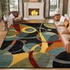 Nordic Color Block Geometric Carpet for Living Room Abstract Art Decoration Home Non-slip Large Rugs Bedroom Bedside Floor Mat