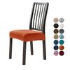 1/2/4/6pcs Velvet Chair Seat Cover Elastic Dining Chair Slipcover Soft Seat Protector for Kitchen el Banquet Wedding Decor