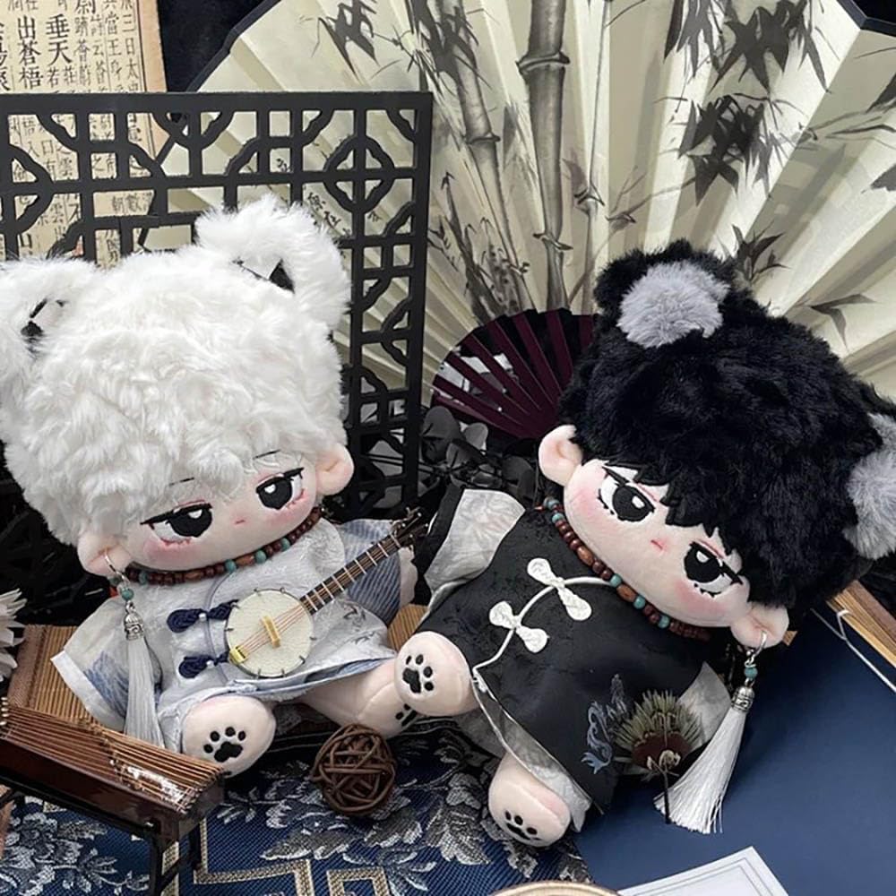 AXLUCE Plush Clothes - Plush Clothes for 20cm Doll (Black)