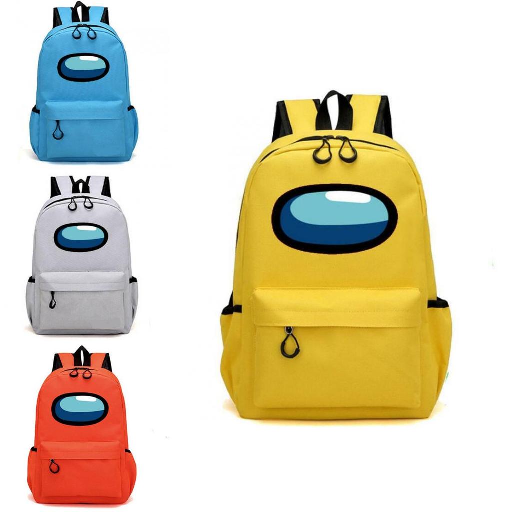 Kids Outdoor Among Us Themed Backpack With Padded Shoulder Straps And Multiple Storage Areas For School And Travel