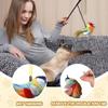 1Pc Cat Toys Hanging Bird, Retractable Cat Teaser Toy, Vivid Chirping, Interactive Catnip Toys for Indoor Cats Kitten Play Chase Exercise
