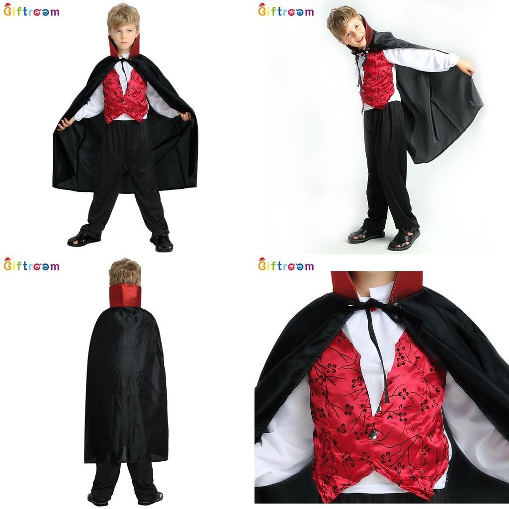 Halloween Majestic Boys Vampire Costume With Elegant Design Suitable For All Occasions And High Fabric Quality