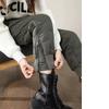 Women Loose Down Cotton Pants Winter High Waist Thickened Warm Cotton Pants