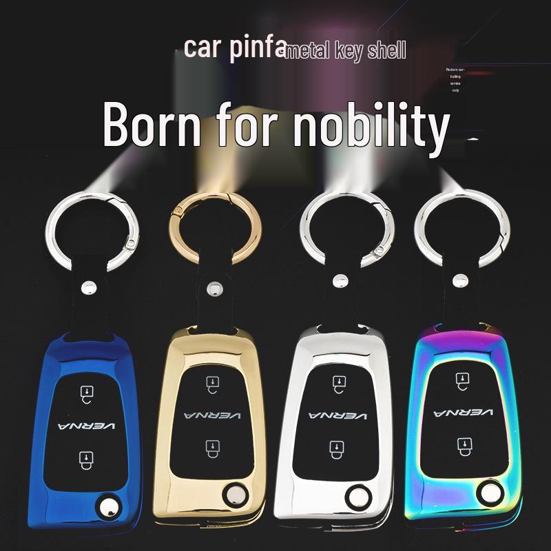 Hyundai Mistra, Elantra, ix35, Santa Fe, Sonata 9, Tucson Genuine Leather Car Key Cover
