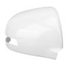 White Rearview Mirror Cover Cap With Turn Signal Hole Protective ABS Side Door Wing Mirror Cap Trim Replacement for