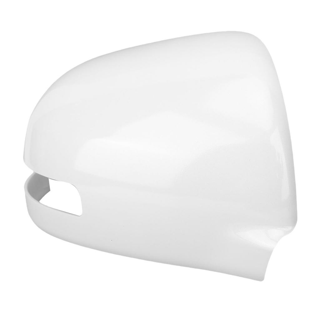 White Rearview Mirror Cover Cap With Turn Signal Hole Protective ABS Side Door Wing Mirror Cap Trim Replacement for