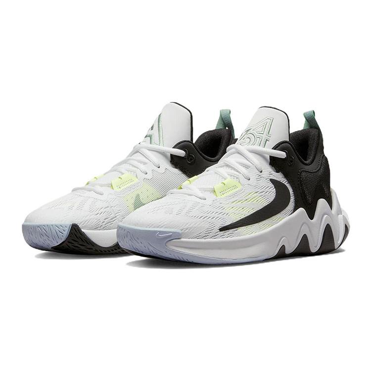 Nike Giannis Immortality 2 Grade School 'White Barely Volt' (Unisex) White / Barely Volt / Grey / Black Kids' Basketball Shoes DQ1943 101