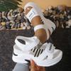 Women Platform Wedge Sandals Summer Fashion Comfortable Shoes Women Light Casual Velcro Beach Shoes