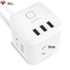 Gongniu 10A Cube Power Strip with 3 USB Ports