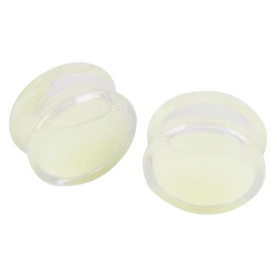 Luminous Ear Expander Tunnel Plug Stretcher Women Anti Allergy Acrylic Jewelry