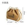 Lunch Bag Corduroy Canvas Lunch Box Drawstring Picnic Tote Eco Cotton Cloth Small Handbag Dinner Container Food Storage Bags