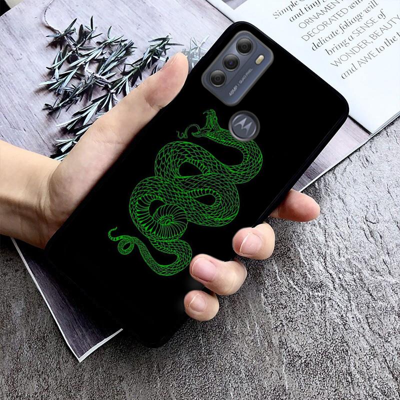 Snake Skin Phone Case For Moto Edge 50 40 Pro Edge 40 30 Ultra Neo Fusion G Power G Stylus G Play E32 E20 E40