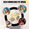 Creative 2026 Eyewear for New Year Party Bright Fun Glasses Made of Reliable Pc Material Perfect for Graduation Celebration