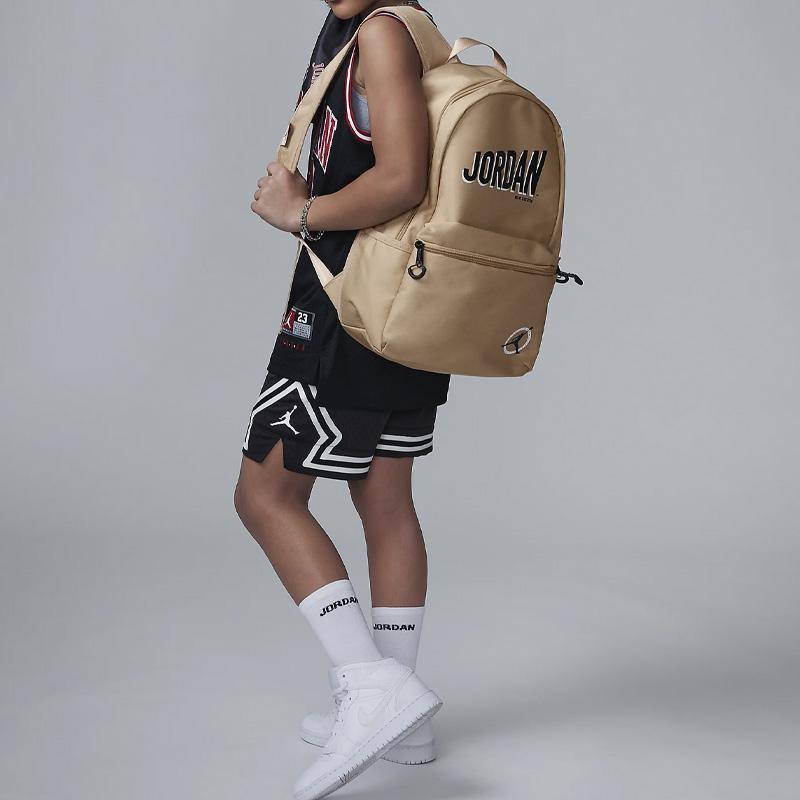 Jordan Polyester Backpack Regular Desert Yellow Jordan FJ6812-283