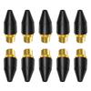 20 Pcs Black Rubber Tip Air Nozzle Parts Air Nozzle Air Compressor Blower Nozzle for Air Blow Handguns Tool Air Tool Par