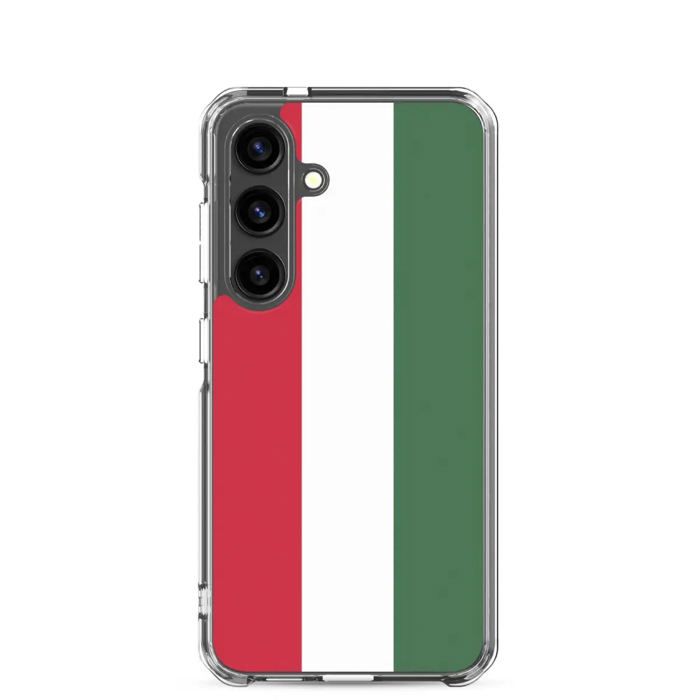 Coque Téléphone - Samsung - Galaxy S24 Plus - Drapeau Hongrie - Souple - Multicolore