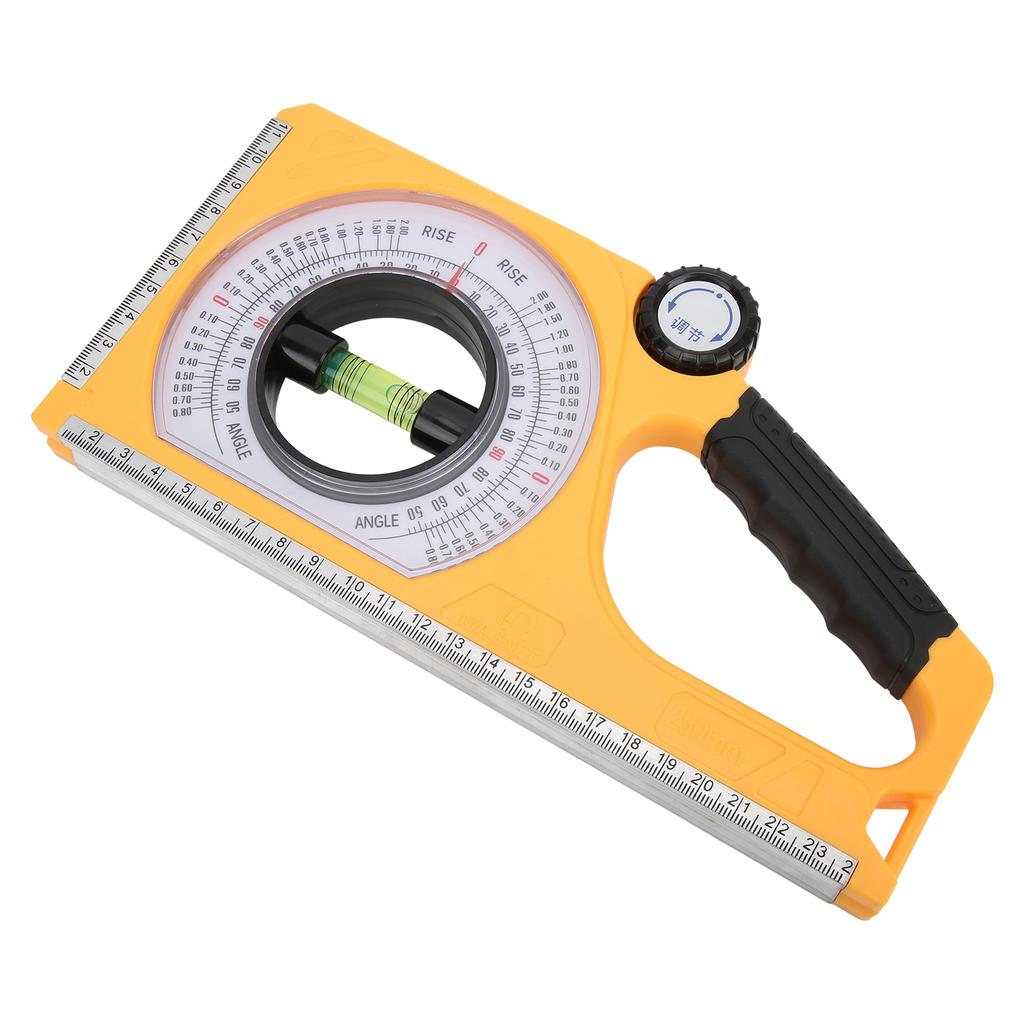 RSL‑250 Angle Meter Multifunctional ABS Angle Gauge Slope Measuring Instrument for Outdoor