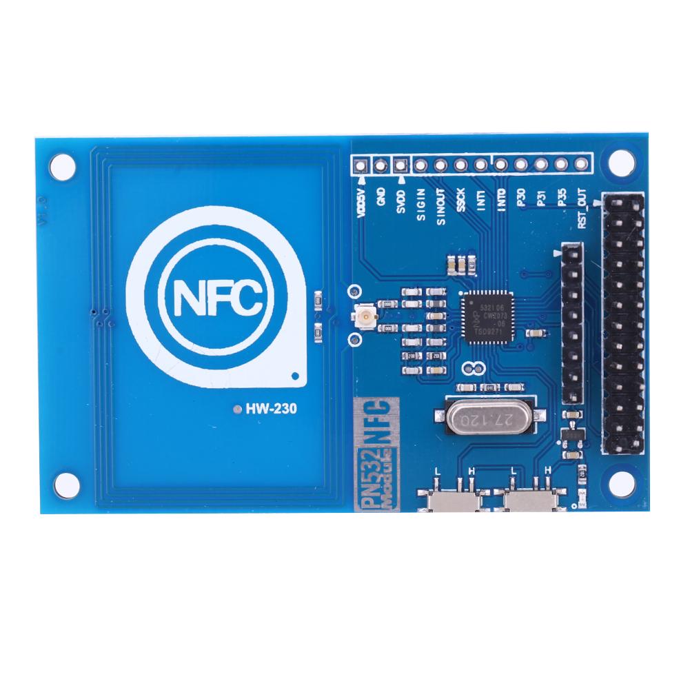 PN532 NFC RFID Reader Writer Shield SPI I2C 13.56MHz Contactless Communication Module for Raspberry PI Board