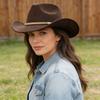 Cappelli da Cowboy Occidentali Classici Stile Unisex Elegante Per Attività All'Aperto e Abbigliamento Casual Fibra di Poliestere