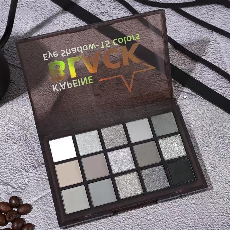 Dark Elf Eyeshadow Palette Punk Style Metallic Finish