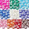 20pcs/lot Imitation Pearl Resin Beads Colorful Big Hole Loose Beads For Jewelry Making DIY Earring Bracelet Necklace Accessories