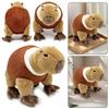 Brainrot Italian Animals Plush Toy - Cute Coconut Capybara Plush, Soft Stuffed Doll Gifts for Kids Fans