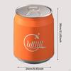 Cola Can Dustbin Small Round Trash Bin with Press Lid for Bathroom