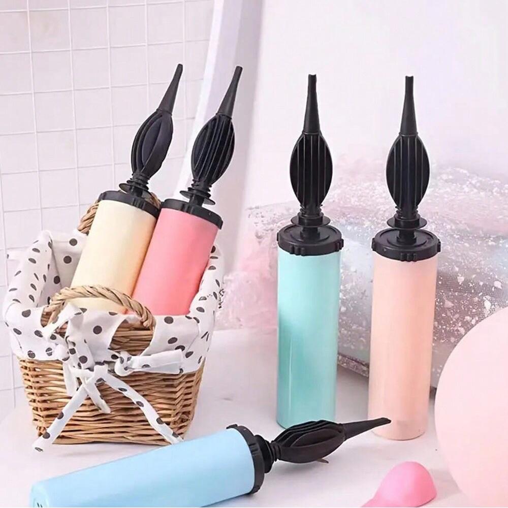 

1 шт. случайный насос для воздушных шаров, ручной насос, портативный, полезный, аксессуары для воздушных шаров для свадьбы, дня рождения, вечеринки, декора 1pc