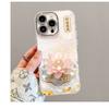 Pearl Lotus for Apple 16 Promax Personality 15 Brand New 14 Mobile Phone Case for IPhone 13 Electroplating 11 Creative