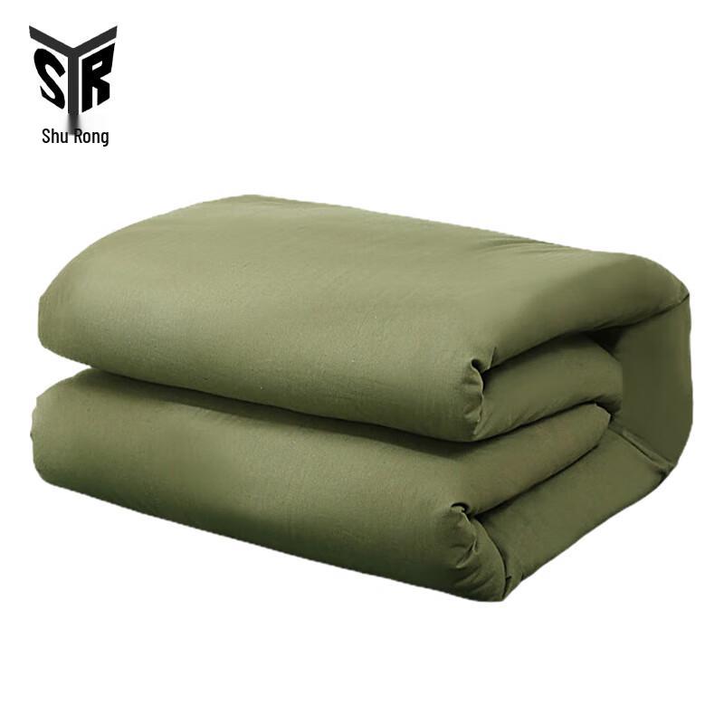 Military Green Tofu Block Model Hot Melt Cotton Quilt