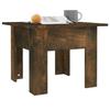 Coffee Table Smoked Oak 55x55x42 cm Wood Based Material