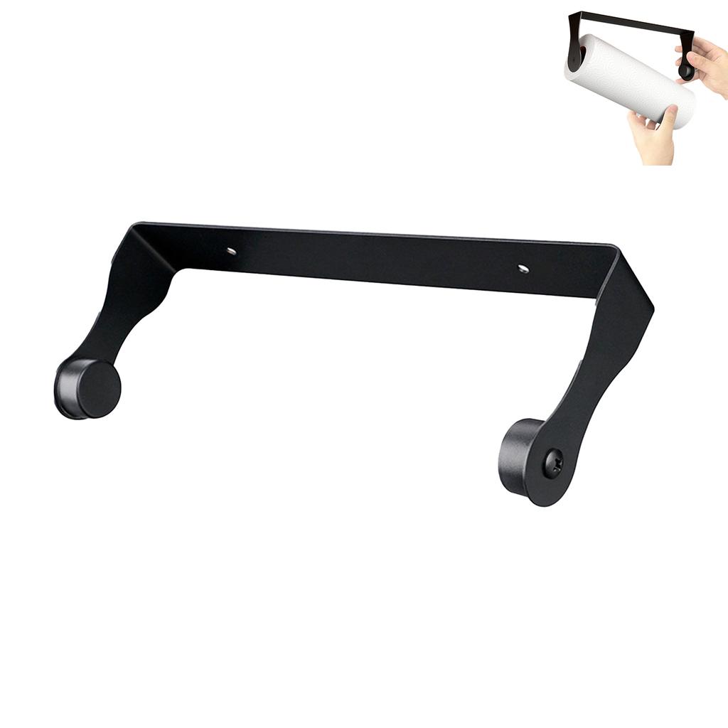 Edelstahl Papierhandtuchhalter Unter Schrankmontage Küche Badezimmer Kein Bohren Organizer mit Starkem Kleber für Rollenhandtücher