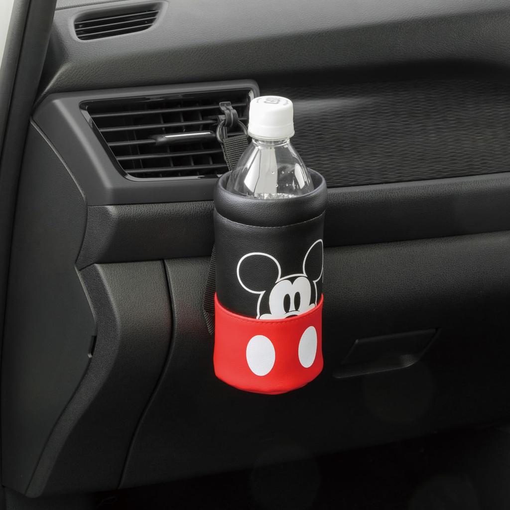 BONFORM Disney Mickey with Insulated Material Small Item Storage Case Disney Pop-Up Multi-Holder (Black) - - 7240-38BK