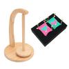 Yarn Holder Easy Installation Stable Structure Rotatable Wooden Yarn   Holder Yarn   for Crocheting Knitting