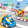 Jakmean Cartoon Remote Control Car Police Car With Colorful Lights And Music For Kids