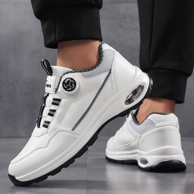Rotary buckle low-top fashion light luxury versatile casual shoes non-slip wear-resistant soft-soled outdoor sports shoes
