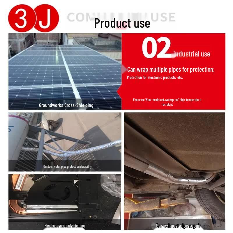 3J Self-Adhesive High-Temperature Aluminum Foil Repair Tape