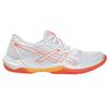 Asics Gel-Rocket 12 Fashion Comfortable Trendy Minimalist Shock Absorption Low-Top Training Shoes Women Sneaker White Red 1072A119-100