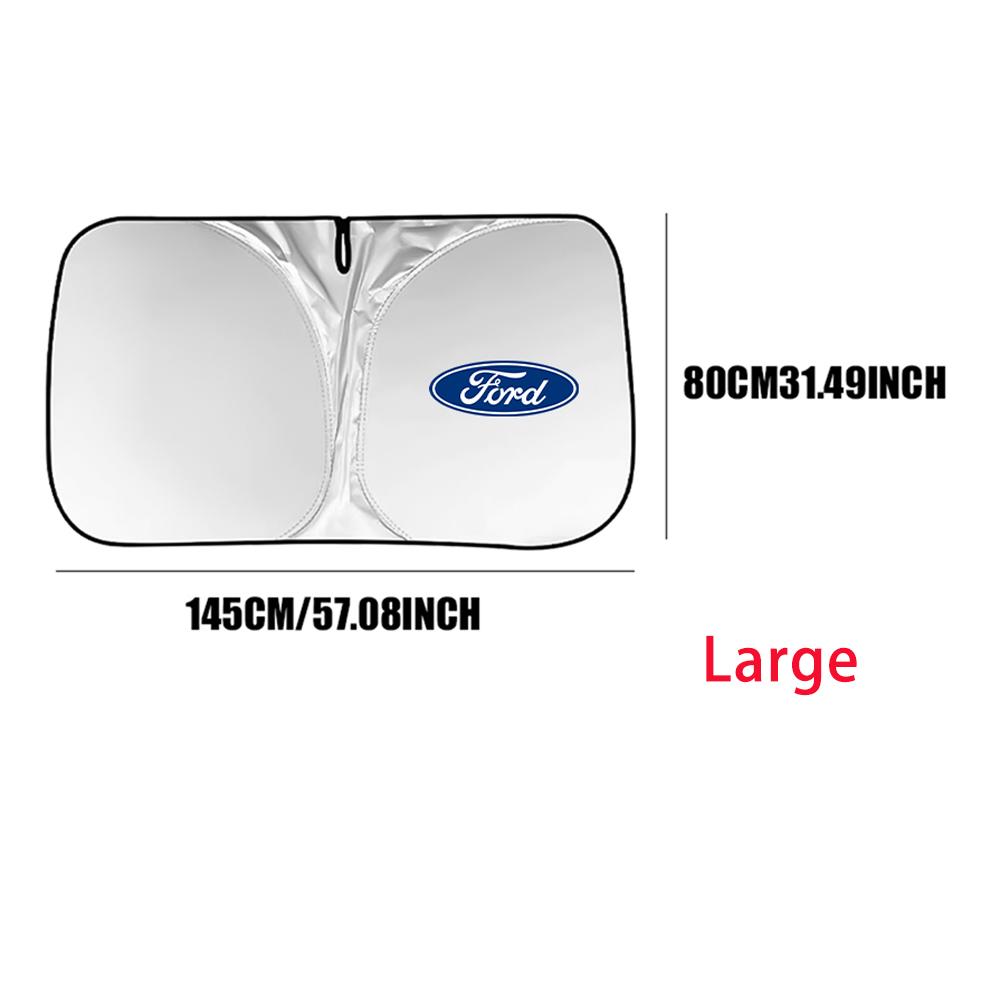 AACG1 Car Windshield Sun Shade Cover UV Protection Sunshade Accessories Auto Styling For Ford Focus MK4 Mustang Fiesta MK7 Kuga Ranger