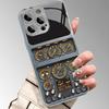 Luxury Aircraft Instrument Pattern Glass Phone Case For iPhone 17 16 15 14 13 12 11 Pro Max 16 Plus 17 Air Electroplate Cover