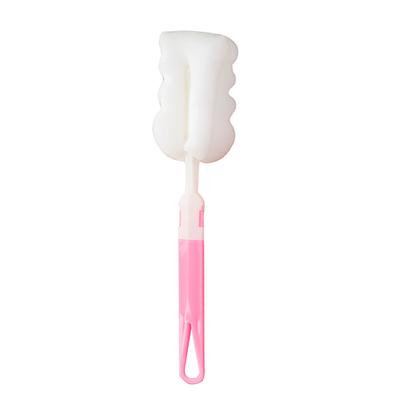 Bottle Brush Sponge Cup Brush Detachable Brush Head Long Handle Water Bottle Cleaner Brush for Baby