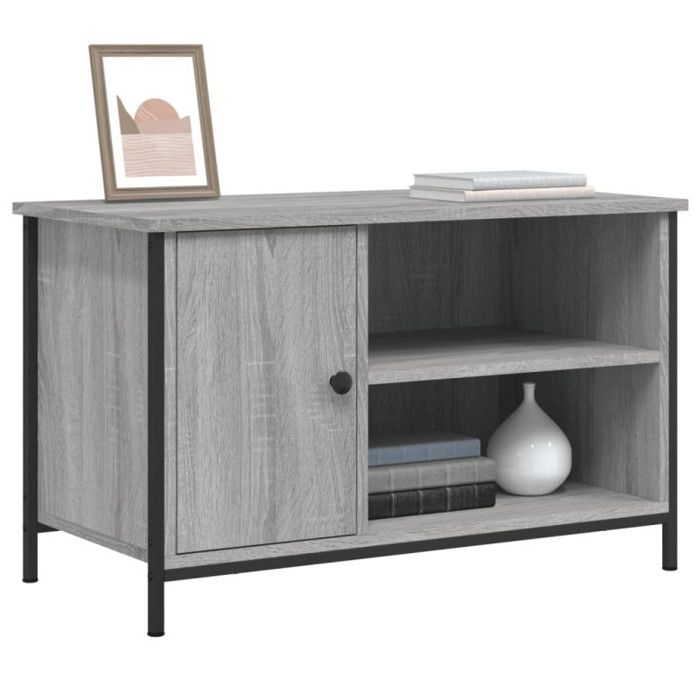 VidaXL Meuble TV Sonoma gris 80x40x50 cm Bois d'ingénierie 832771