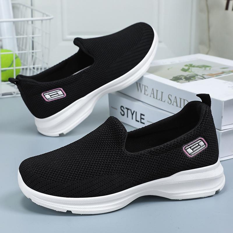 Shoes women's spring new versatile women's one-pedal single shoes comfortable and breathable women's shoes