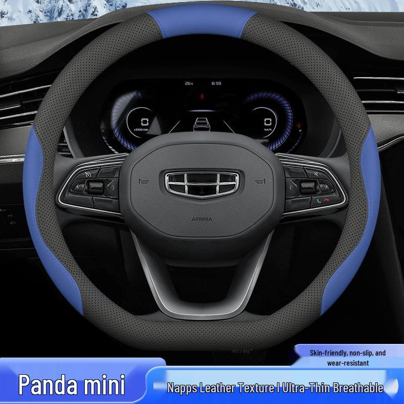 Universal Geely Panda Mini Steering Wheel Cover, All-Season, No-Sew Grip, Women's 2023 Thin Model