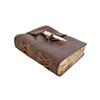 Vintage Handmade Bamboo Lock Journal Leather Bound Journal