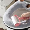 New Winter Thickened And Plush Toilet Seat Cover for Home Use, Featuring Cartoon Embroidery And a Built-In Handle