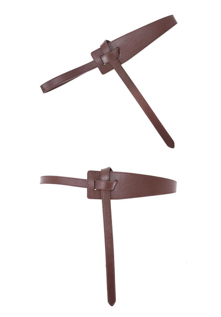 Women's Genuine Leather Wide Waist Belt - Trendy Suit Jacket & Sweater Cincher