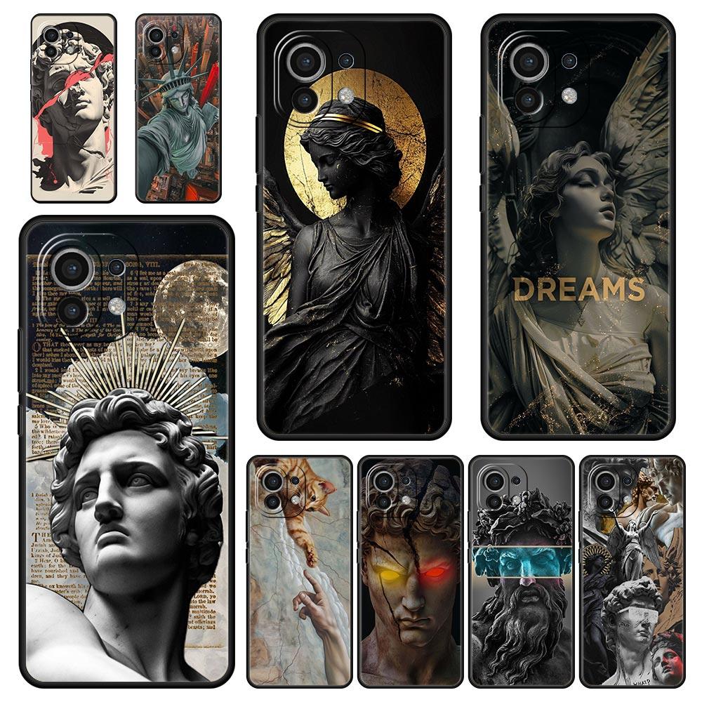 Fashion Ancient Greek Statues Phone Case Cover for Xiaomi Mi 17 Pro Max 15 14 13 12 11 Ultra 15T 14T 13T 12T Pro Lite Soft TPU