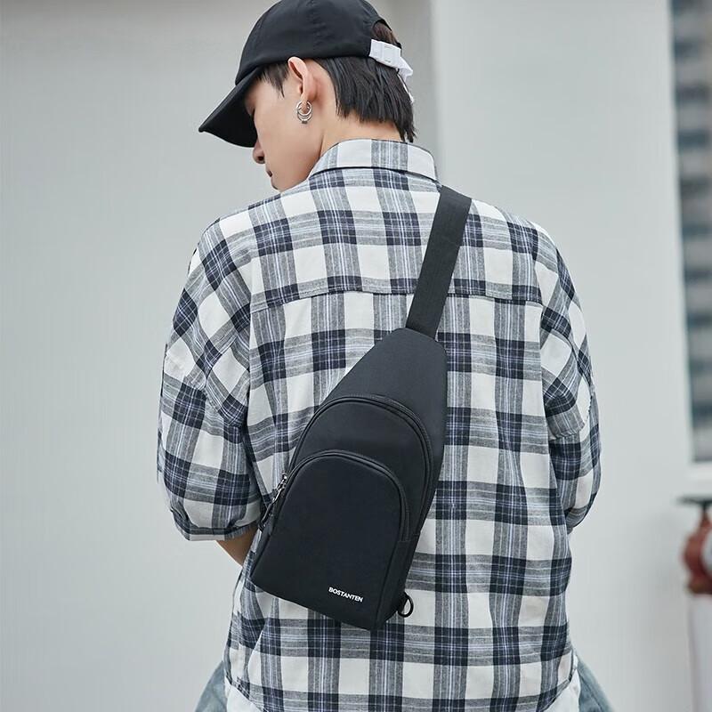 Bostanten Men s Multi-functional Crossbody Bag